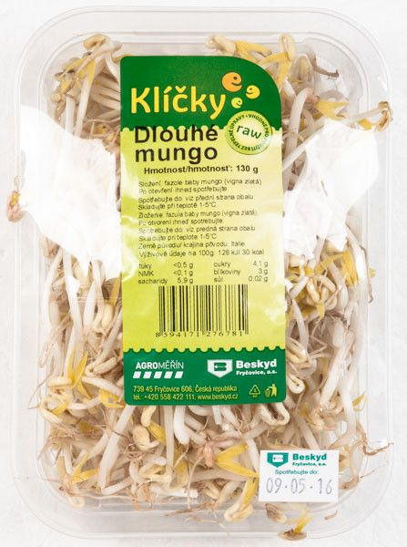 Klíčky Mungo dlouhé CZ chlaz. 130 g