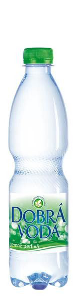 DOBRÁ VODA jemně perlivá 8 x 500 ml PET