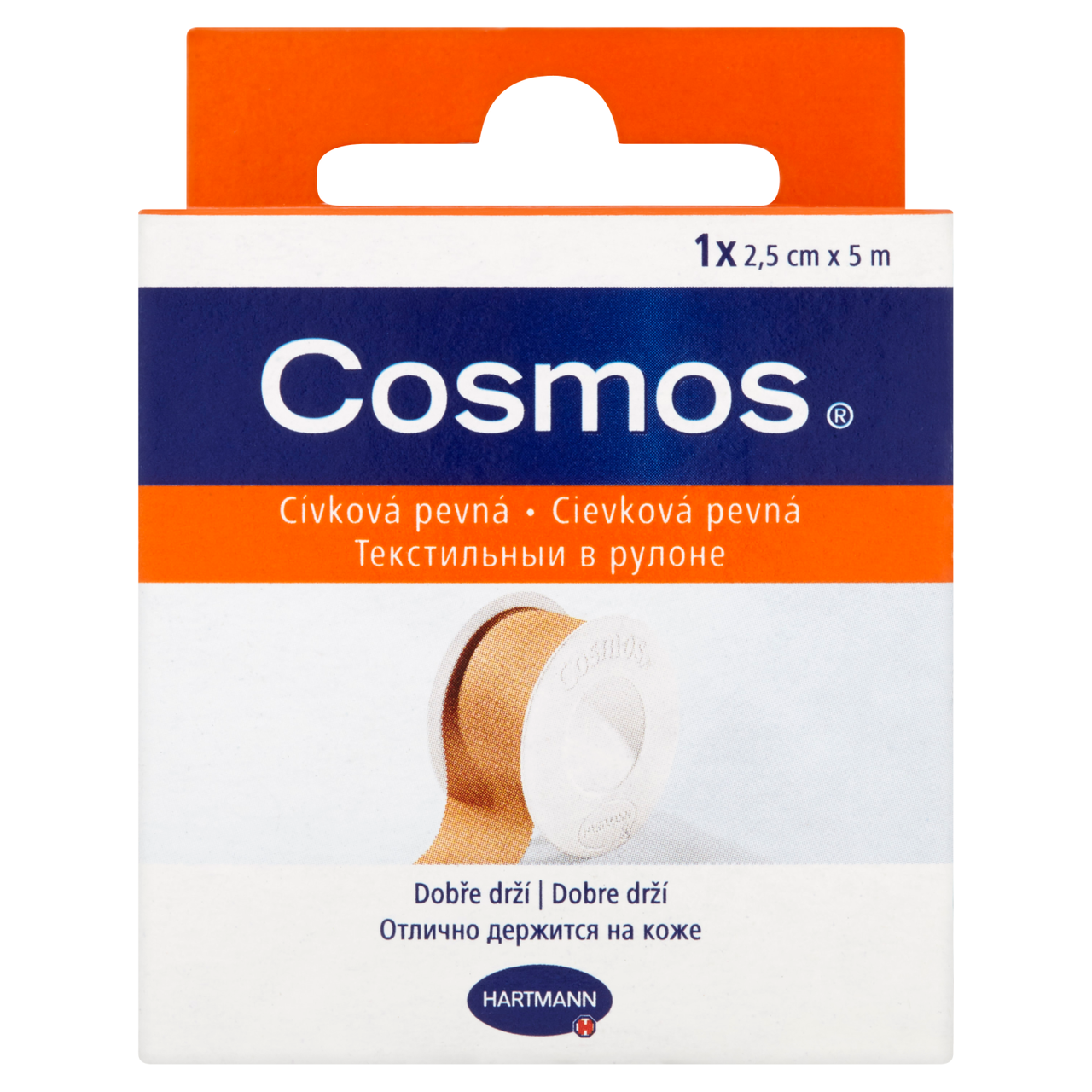 HARTMANN Cosmos Náplast na cívce 2,5 cm x 5 m 1 ks