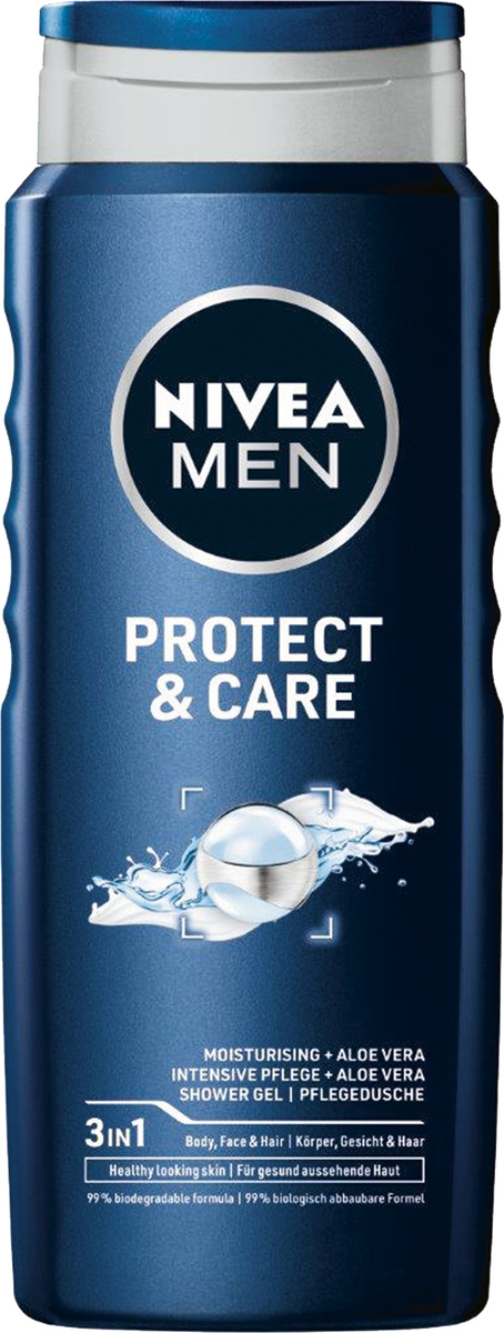 NIVEA Protect Care sprchový gel 500 ml