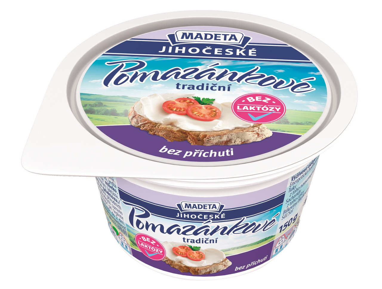 MADETA Jihočeské Tradiční pomazánkové bez laktózy chlaz. 150 g