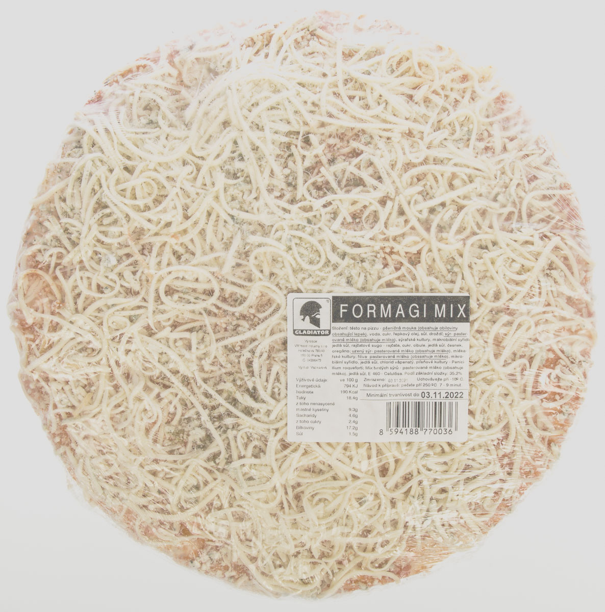 Gladiátor Pizza Formagi Mix mraž. 390 g