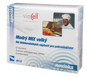 ViaCell Náplast modrý mix velký 120 ks