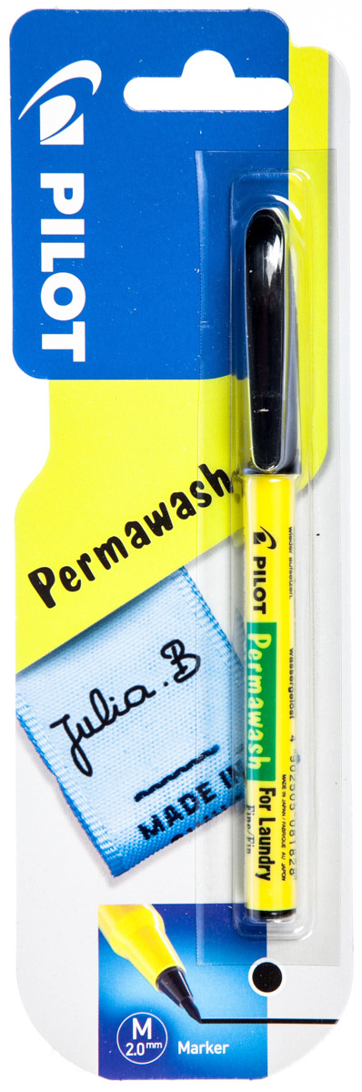 PILOT Popisovač na textil Permawash černý 1 ks