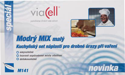 ViaCell Náplast modrý mix malý 20 ks