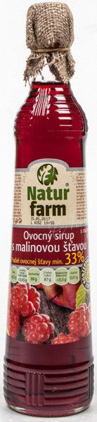 NATUR FARM sirup malina 700 ml