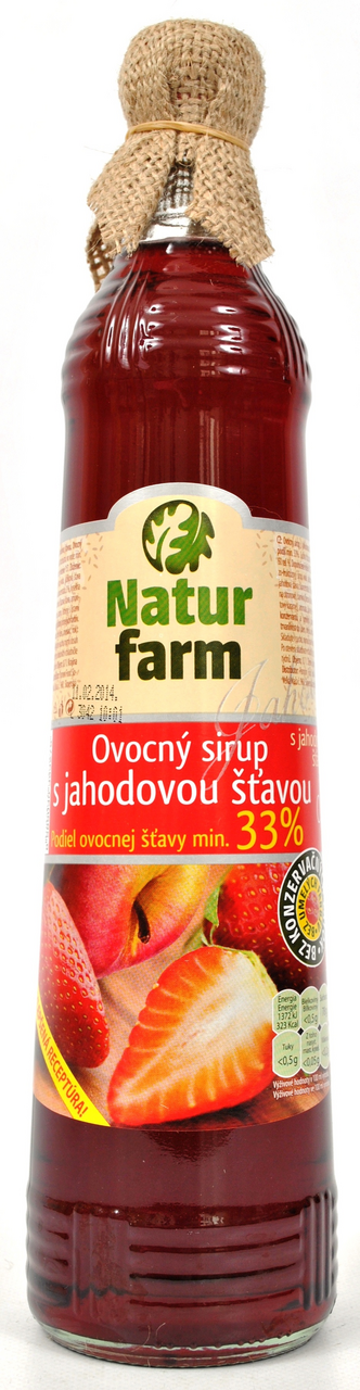 NATUR FARM Sirup jahoda 700 ml