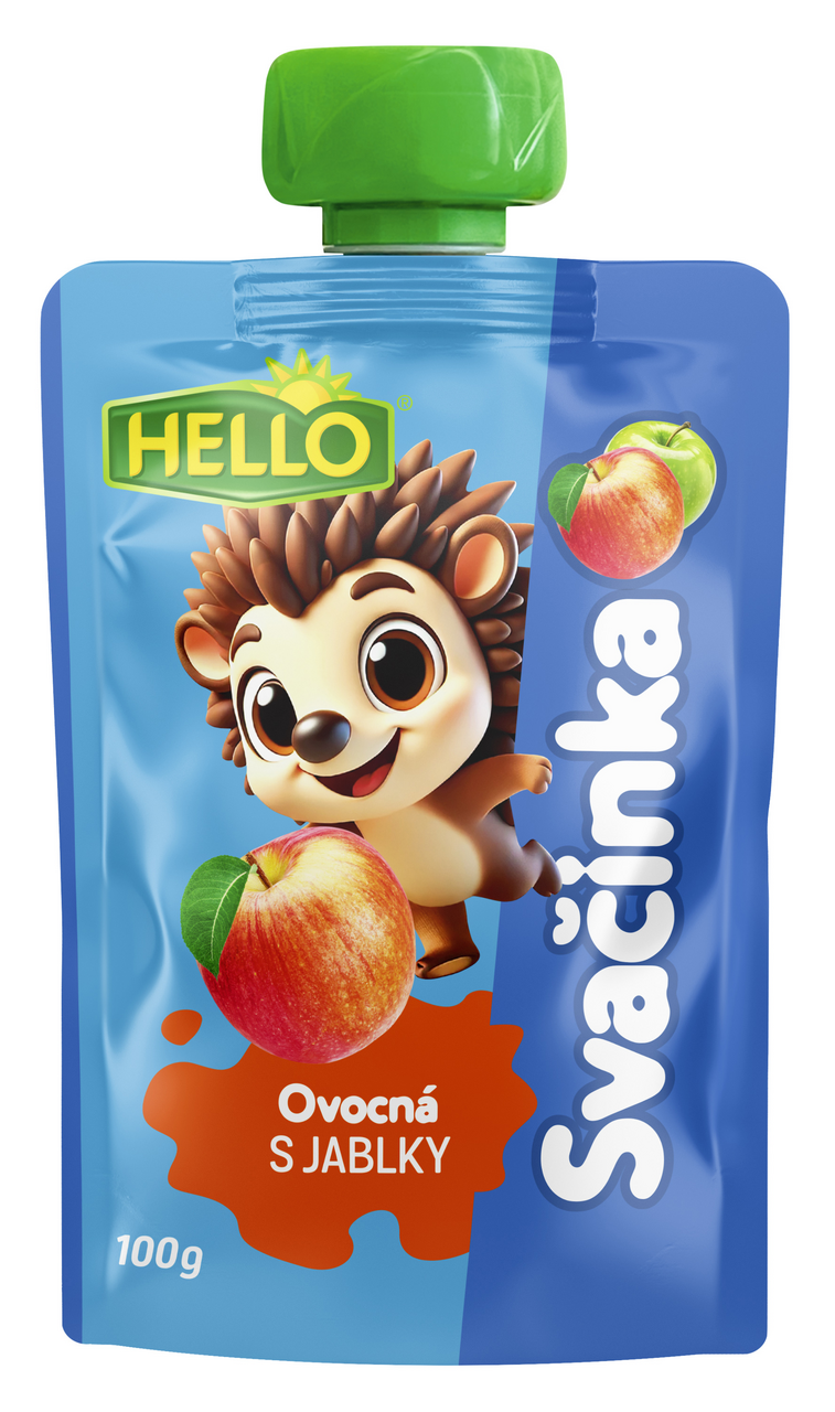 HELLO Ovocná kapsa jablko 12 x 100 g