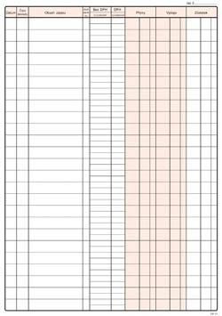 OPTYS Pokladní kniha samopropisovací A4 5 ks