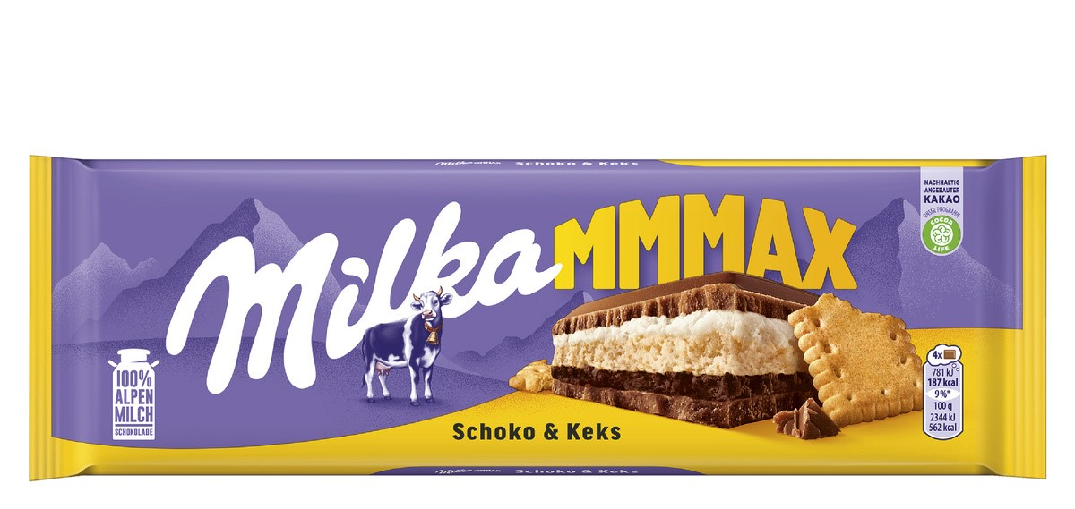 Milka Čokoláda Choco&biscuit 300 g