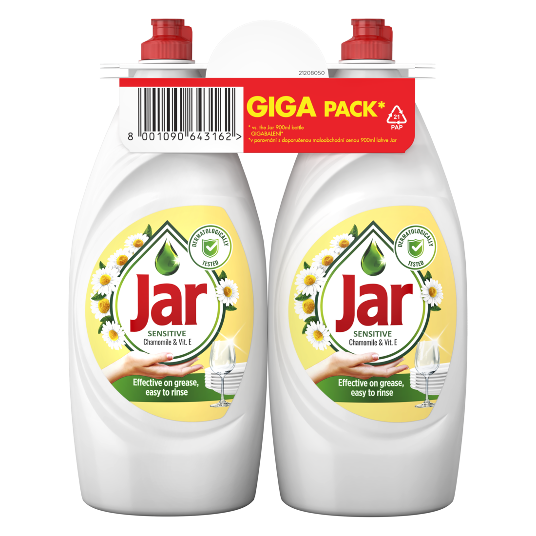 Jar Prostředek na mytí nádobí heřmánek Duo Pack 2 x 900 ml