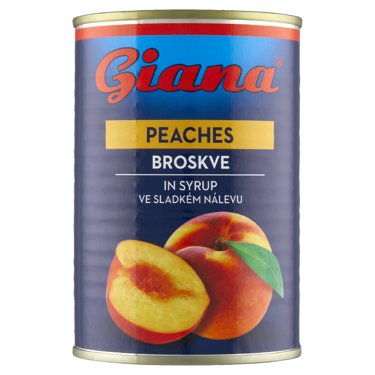 Giana Broskve ve sladkém nálevu 8 x 425 ml