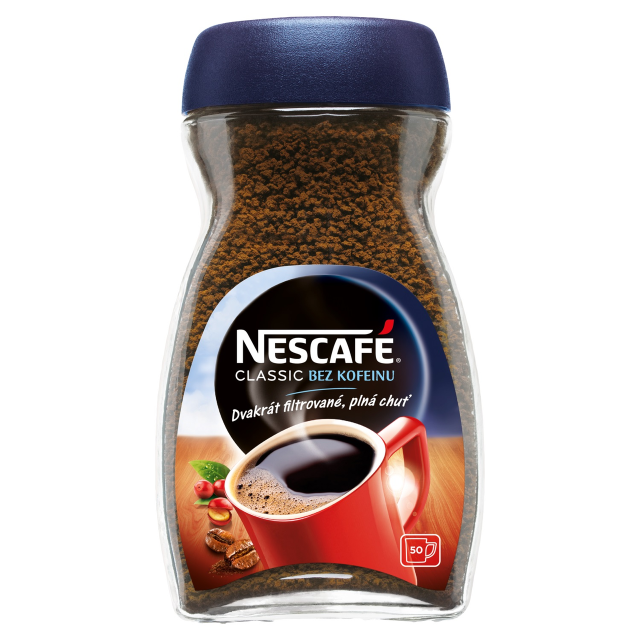 NESCAFÉ Classic Decaffeinated káva instantní bezkofeinová 100 g