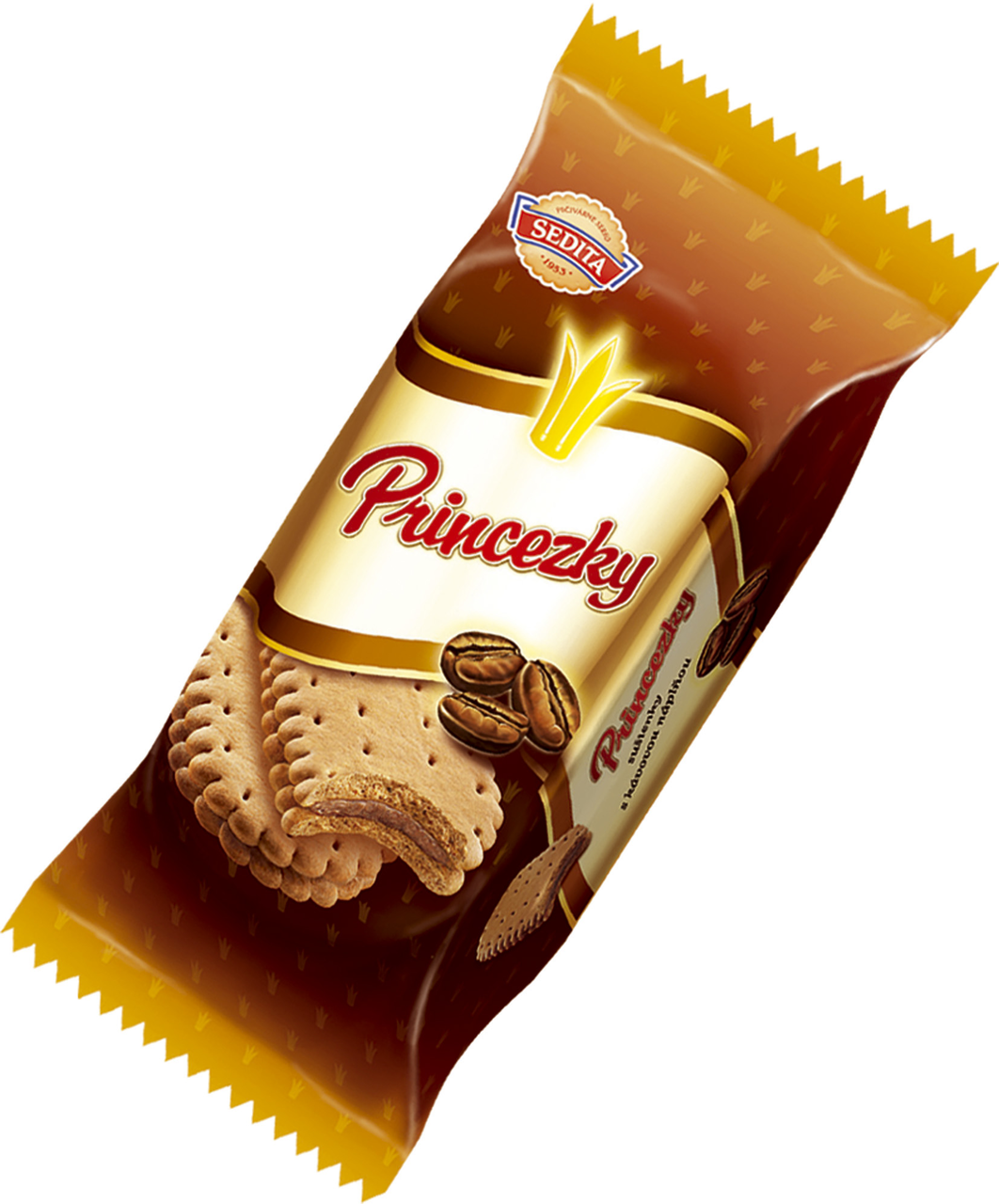 SEDITA Princezky sušenky s kávovou náplní 15 x 80 g