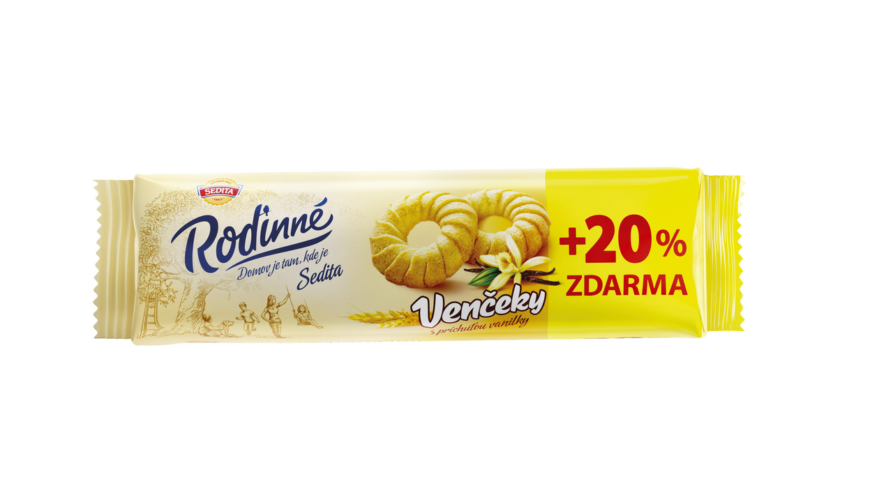 OPAVIA Sedita Rodinné Věnečky vaječné 18 x 100 g