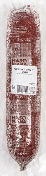 KOSTELECKÉ UZENINY Turistický salám trvanlivý chlaz. váž. cca 1,3 kg
