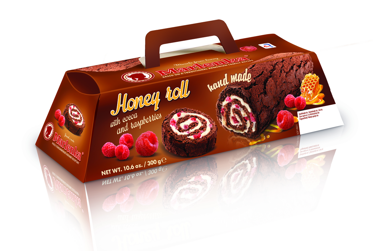 MARLENKA Roláda kakao/maliny 300 g