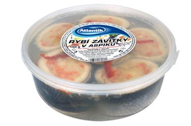 Sleďové závitky v aspiku chlaz. 1 kg