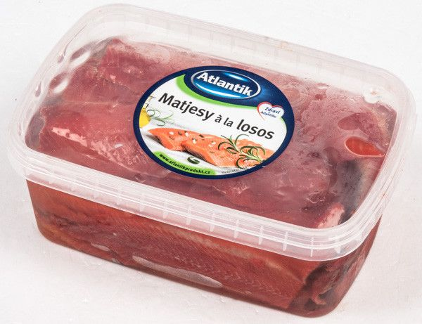 ATLANTIK Matjesy á la losos (pevný podíl 800 g) chlaz. 1 kg