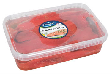 ATLANTIK Matjesy á la losos (pevný podíl 1,6 kg) chlaz. 2 kg