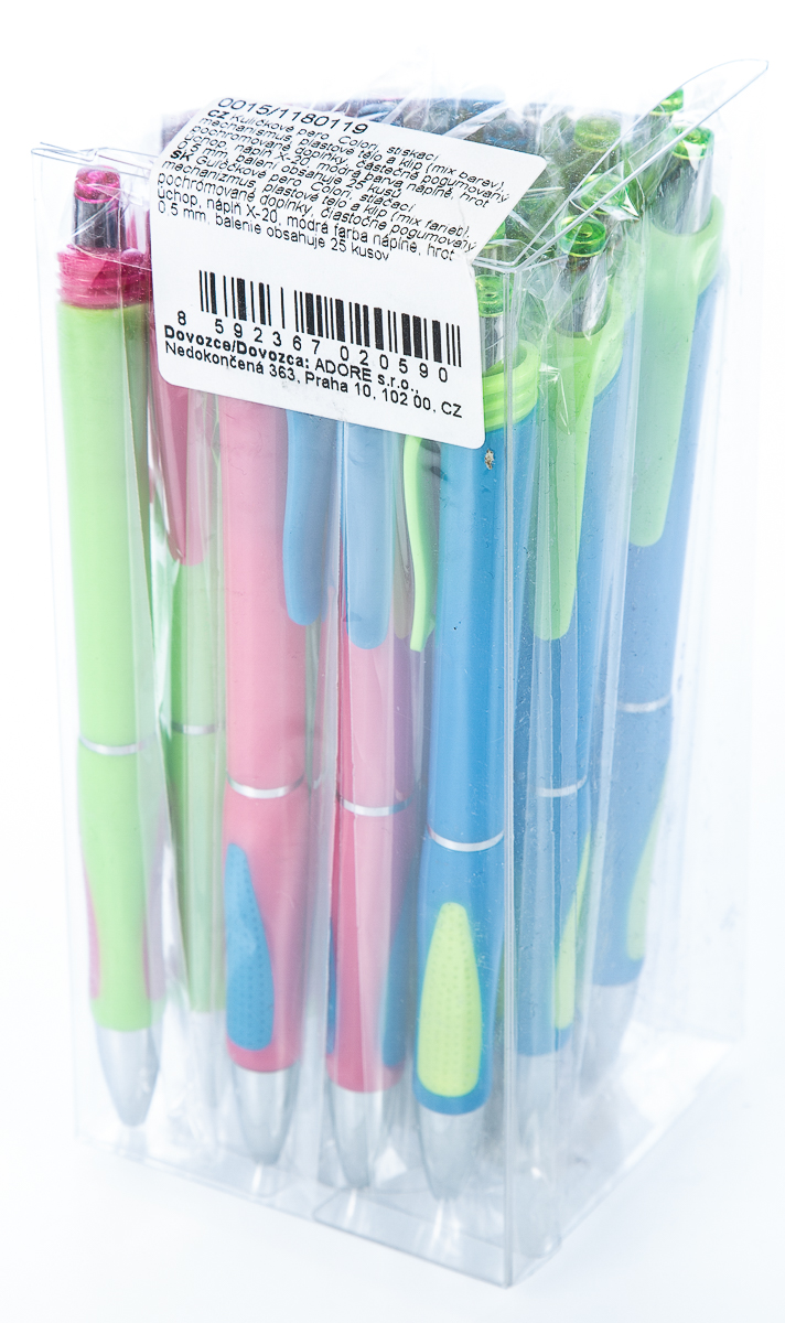 Tužka kuličková Colori mix 25 ks