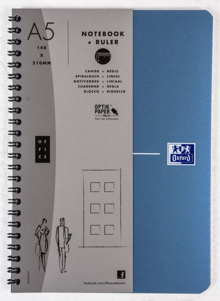 OXFORD Urban Blok spirálový linkovaný A5 50 listů 1 ks