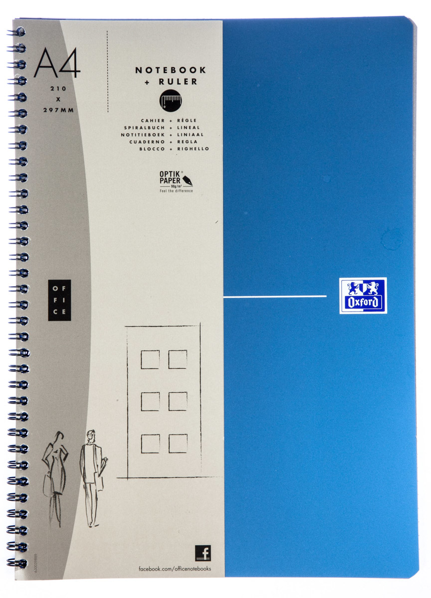 OXFORD Urban Blok spirálový linkovaný A4 50 listů 1 ks