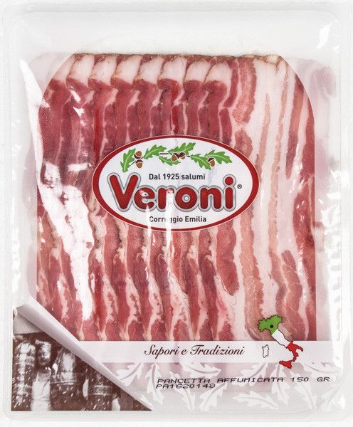 VERONI Pancetta Tesa Affumicata plátky chlaz. 150 g