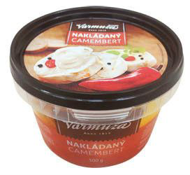 Varmuža Camembert sýr nakládaný (pevný podíl 300 g) chlaz. 500 g