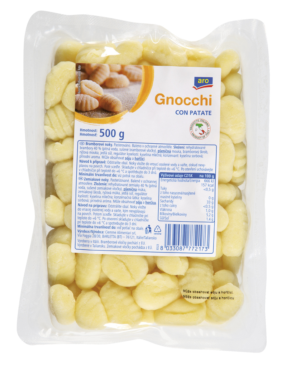 aro Gnocchi Con Patate 40 % chlaz. 500 g