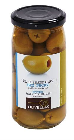 OLIVELLAS Olivy zelené bez pecky 380 g
