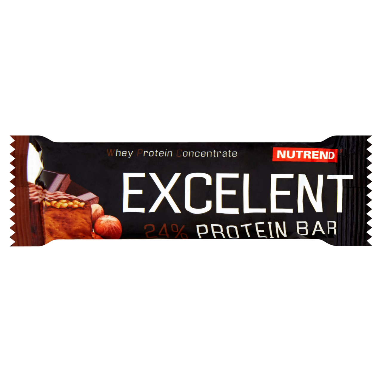 Nutrend Excelent Tyčinka proteinová čokoláda s oříšky 5 x 40 g