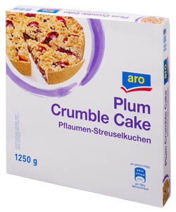 aro Koláč švestkový s drobenkou mraž. 1250 g