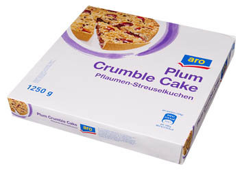 aro Koláč švestkový s drobenkou mraž. 1250 g