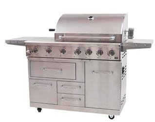 Gril plynový METRO PROFESSIONAL Deluxe 4+1 1 ks