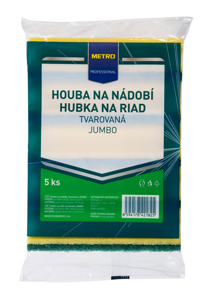 METRO PROFESSIONAL Houbičky na nádobí jumbo 5 ks