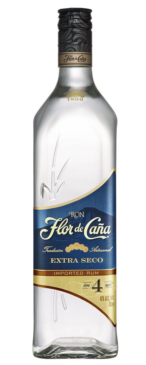 Flor de Cana Extra Dry 4yo 40% 700 ml
