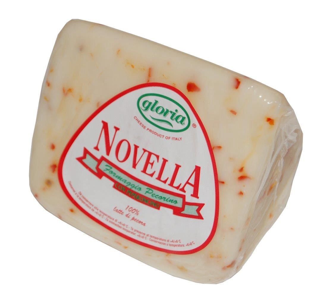 Novella Caciotta sýr s chilli chlaz. 200 g