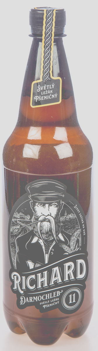 RICHARD pšeničný ležák 11° pivo 1 l PET