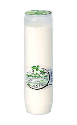 ZNICZPLAST Vklad olej-svíčka 4 dny hoření červená + bílá 1 ks