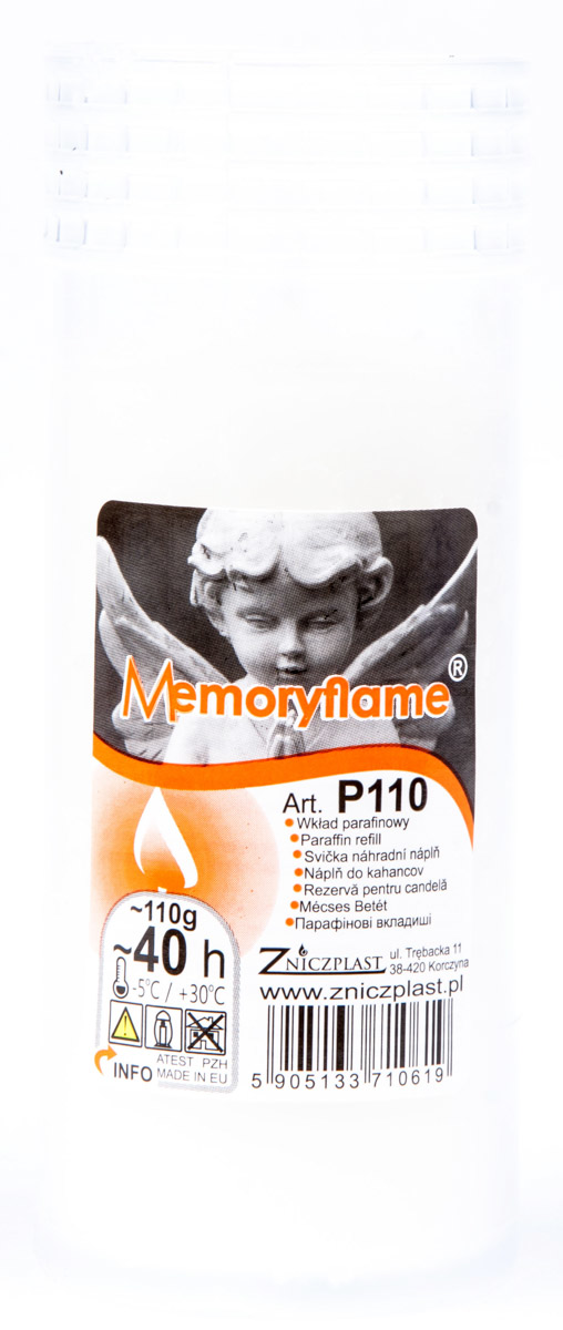 ZNICZPLAST Vklad do lampy parafín 110 g 40hodin 1 ks