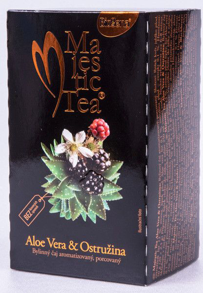 Biogena Majestic Tea Aloe&Ostružina ovocný čaj 50 g