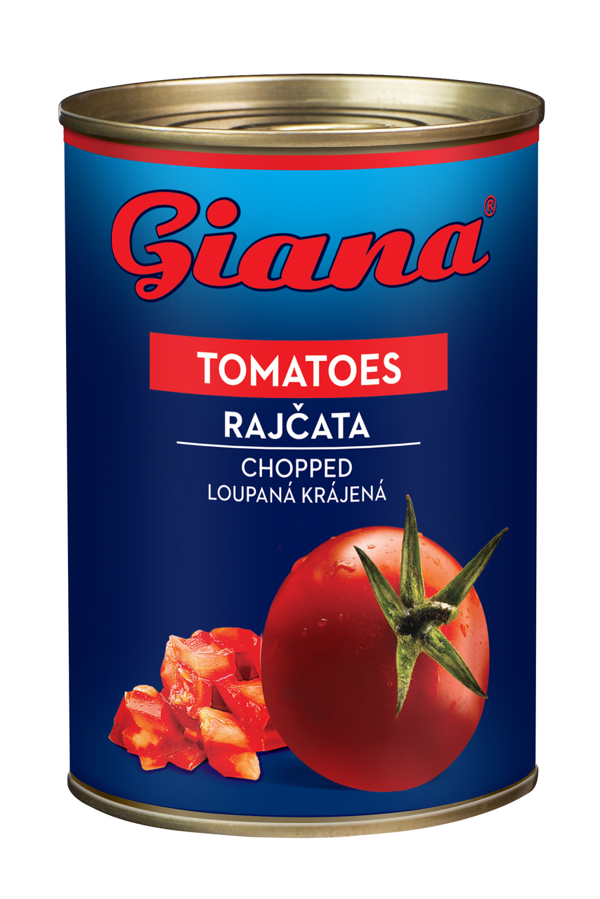Giana Rajčata krájená 8 x 425 ml