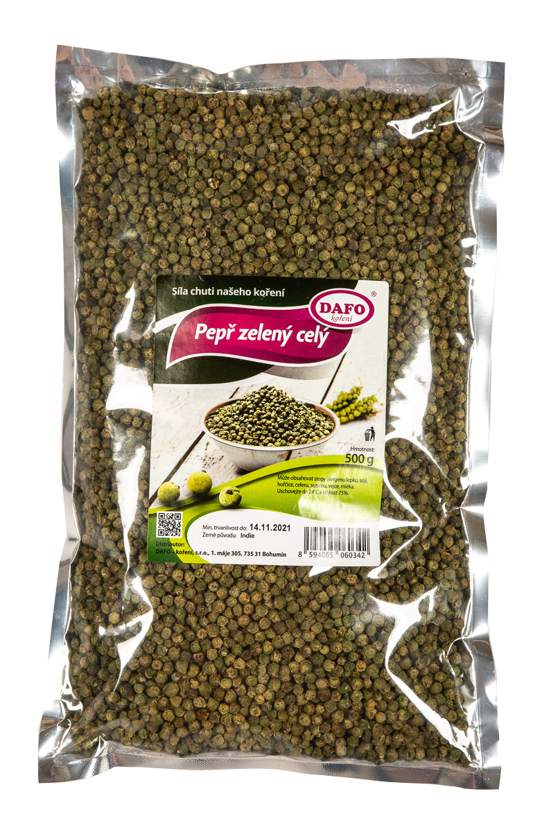 DAFO Pepř zelený celý 500 g