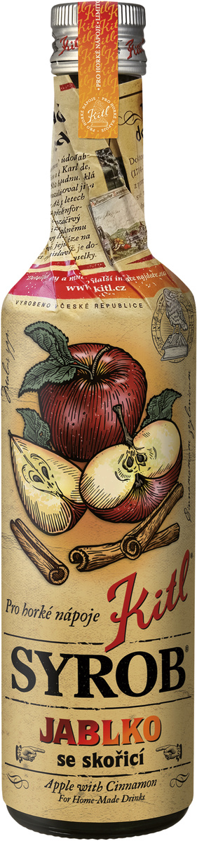 Kitl Syrob jablko a skořice 500 ml