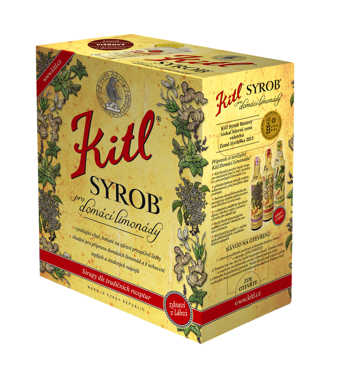 Kitl Syrob višňový 5 l BiB