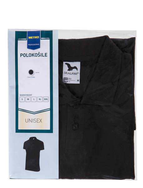METRO PROFESSIONAL Polo Basic pánské vel. S černé 1 ks