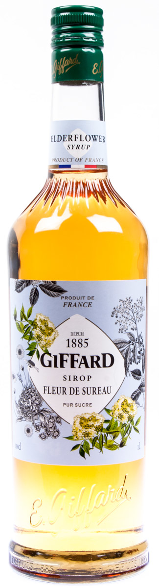 GIFFARD Elderflower bezinkový sirup 1 l