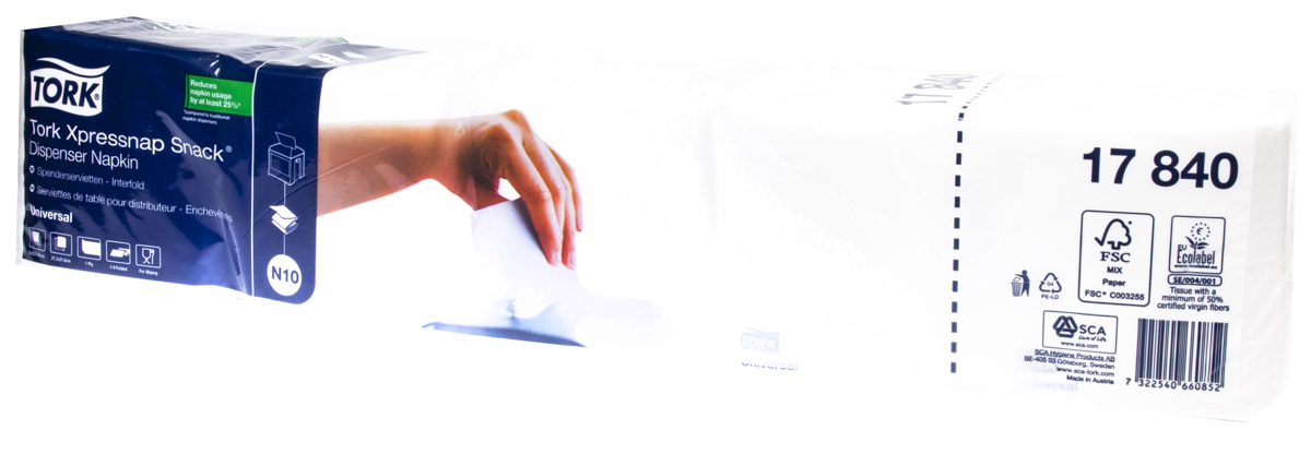 TORK Ubrousky do zásobníku 213 x 216 mm 1vrstvé 5 x 225 ks