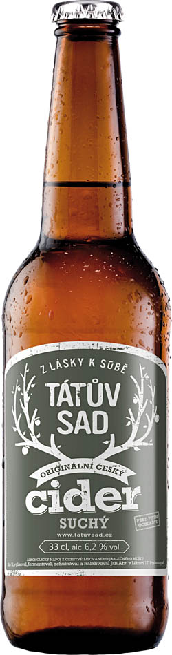 TÁTŮV SAD Cider suchý 330 ml